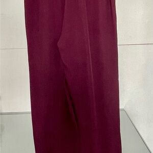 Theory Burgundy Ankle Pants